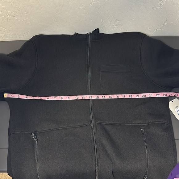 George black zip up sweater jacket w/ fur lining L - Picture 15 of 16